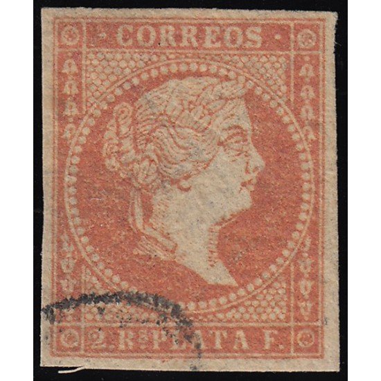 Antillas Antilles 6 1856 Isabel II Usado Antillas Antilles 6 1856 Isabel II Usado