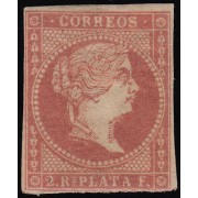 Antillas Antilles 9 1857 Isabel II MH