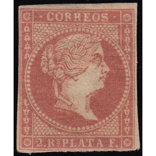 Antillas Antilles 9 1857 Isabel II MH Antillas Antilles 9 1857 Isabel II MH