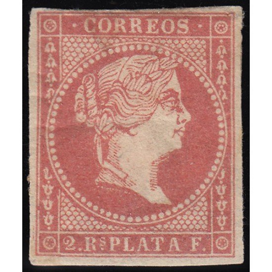 Antillas Antilles 9 1857 Isabel II MH Antillas Antilles 9 1857 Isabel II MH