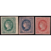 Antillas Antilles 10/12 1864 Isabel II MH