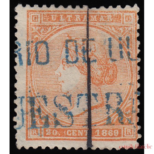 Antillas Antilles 17 1869 Isabel II 