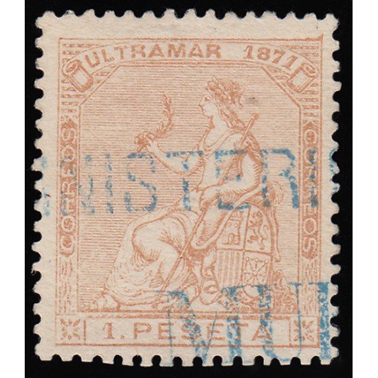 Antillas Antilles 24 1871 Alegoría de España Antillas Antilles 24 1871 Alegoría de España