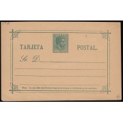 Cuba Entero Postal 22 1888 Alfonso XII 