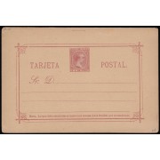 Cuba Entero Postal 26 1890 Alfonso XIII