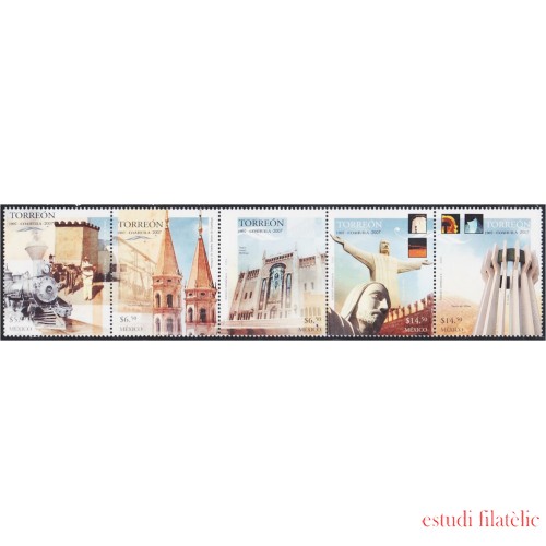 Mexico 2276/80 2007 100° de la Ciudad de Torreón MNH
