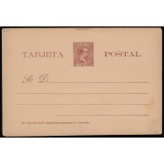 Cuba Entero Postal 28 1892-1896 Alfonso XIII