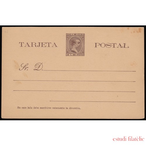 Cuba Entero Postal 29 1894-1896 Alfonso XIII