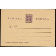 Cuba Entero Postal 33 1898 Alfonso XIII 