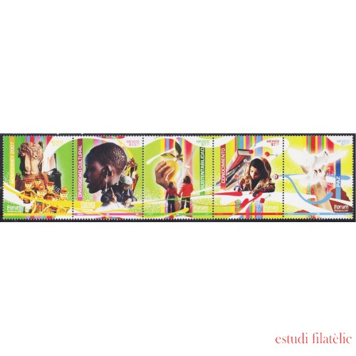 Mexico 2281/85 2007 Forum Universal de culturas Monterrey MNH