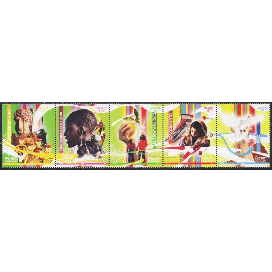 Mexico 2281/85 2007 Forum Universal de culturas Monterrey MNH Mexico 2281/85 2007 Forum Universal de culturas Monterrey MNH