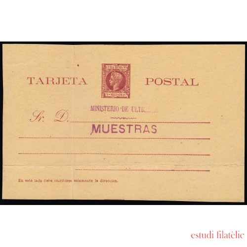 Cuba Entero Postal 31M 1898 Alfonso XIII 