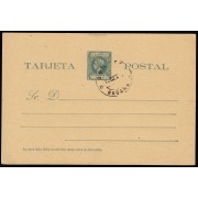 Cuba Entero Postal 32 1898 Alfonso XIII 