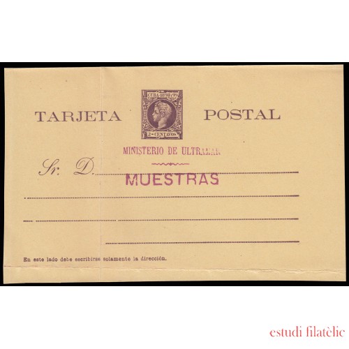 Cuba Entero Postal 33M 1898 Alfonso XIII 