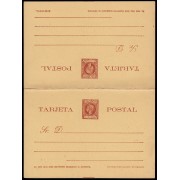 Cuba Entero Postal 38 1898 Alfonso XIII 