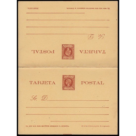 Cuba Entero Postal 38 1898 Alfonso XIII Cuba Entero Postal 38 1898 Alfonso XIII