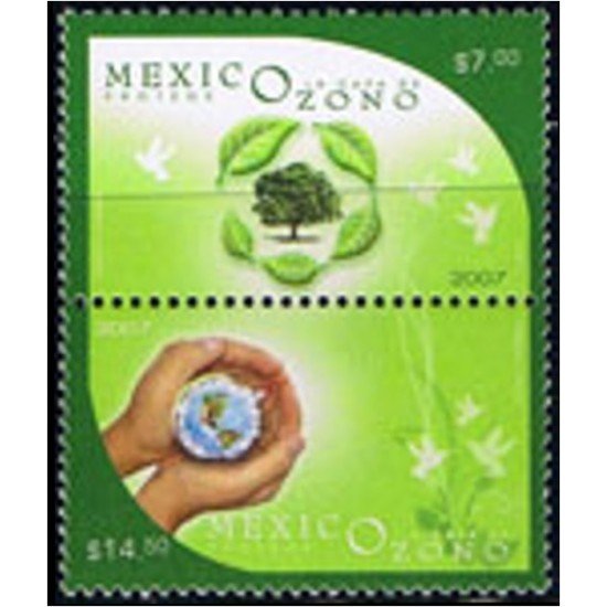 Mexico 2290/91 2007 Proteger la capa de Ozono MNH Mexico 2290/91 2007 Proteger la capa de Ozono MNH