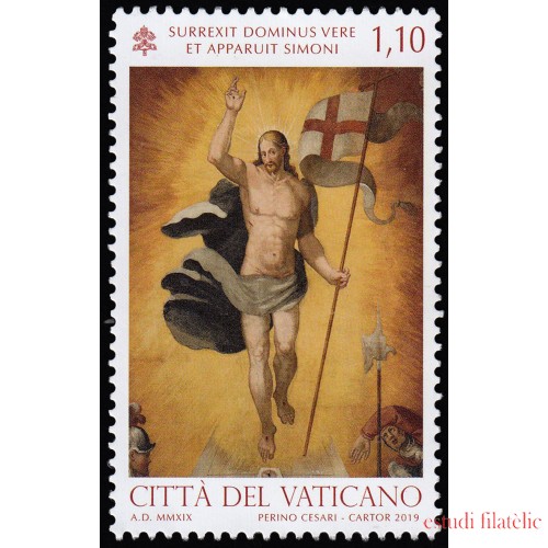 Vaticano 1808 2019 Cristo resucitado de Perino Cesari MNH