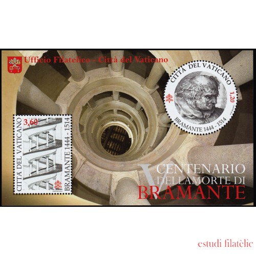 Vaticano F1661 2014 Personalidad. 500º Aniversario de la muerte de Bramante MNH