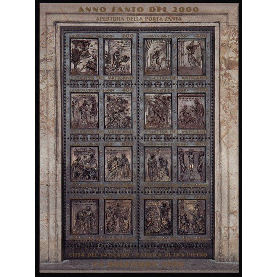 Vaticano HB 21 1999 Año santo 2000. Apertura de la Puerta santa MNH Vaticano HB 21 1999 Año santo 2000. Apertura de la Puerta santa MNH