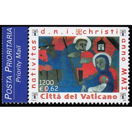 Vaticano 1248a 2001 Navidad MNH Vaticano 1248a 2001 Navidad MNH