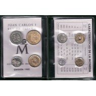 España Spain Cartera Oficial Pesetas 1995 Juan Carlos I FNMT