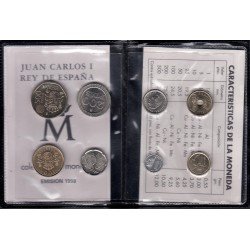 España Spain Cartera Oficial Pesetas 1998 Juan Carlos I FNMT España Spain Cartera Oficial Pesetas 1998 Juan Carlos I FNMT