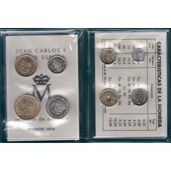 España Spain Cartera Oficial Pesetas 1996 Juan Carlos I FNMT España Spain Cartera Oficial Pesetas 1996 Juan Carlos I FNMT