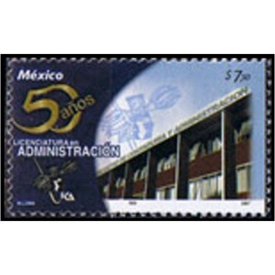 Mexico 2312 2007 50 Años de licenciatura de administración MNH Mexico 2312 2007 50 Años de licenciatura de administración MNH