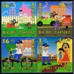 Mexico 2314/17 2007 Día del Cartero MNH Mexico 2314/17 2007 Día del Cartero MNH