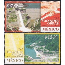 Mexico 2355/56 2007 Grandes obras arquitectónicas MNH Mexico 2355/56 2007 Grandes obras arquitectónicas MNH