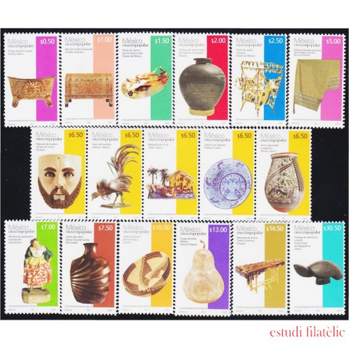 Mexico 2357/73 2007 Serie Básica. Creación Popular MNH