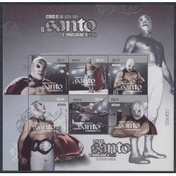 Mexico 2378/83 2008 El Santo Enmascarado de Plata MNH Mexico 2378/83 2008 El Santo Enmascarado de Plata MNH
