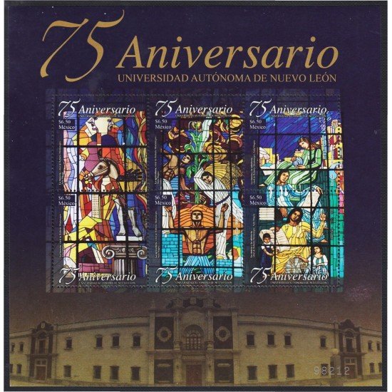 Mexico 2397/02 2008 75 Años de la Universidad Autónoma de Nuevo León MNH Mexico 2397/02 2008 75 Años de la Universidad Autónoma de Nuevo León MNH