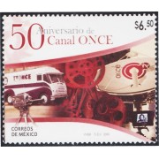 Mexico 2441 2009 50 Años del Canal ONCE MNH