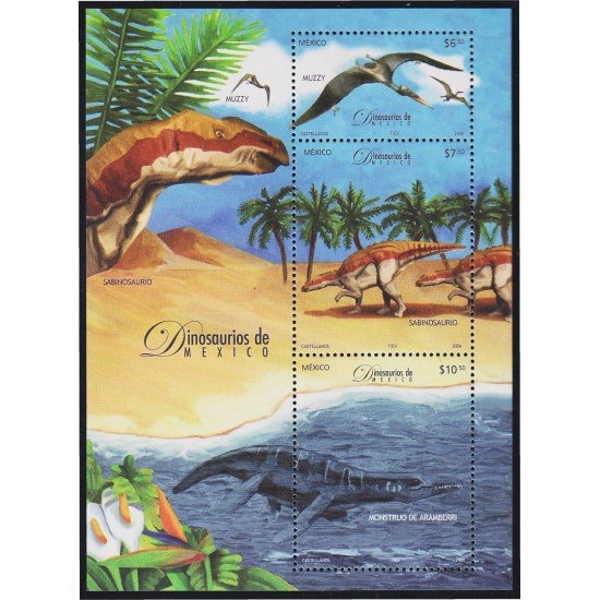 Mexico HB 65 2006 Fauna Prehistórica de Méjico MNH