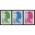 France Francia 2484/86 1987 Libertad de Delacroix MNH