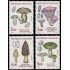 France Francia 2488/91 1987 Flora y fauna de Francia (V) Setas MNH