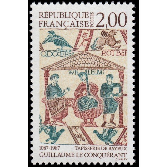 France Francia 2492 1987 Guillaume el conquistador MNH France Francia 2492 1987 Guillaume el conquistador MNH