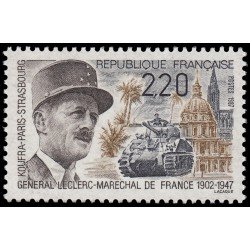 France Francia 2499 1987 General Leclerc MNH