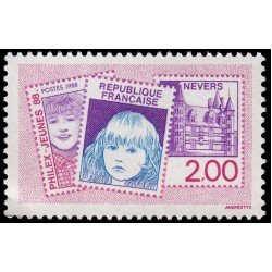 France Francia 2529 1988 Exposición filatélica de jóvenes MNH France Francia 2529 1988 Exposición filatélica de jóvenes MNH
