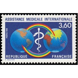 France Francia 2535 1988 Asistencia Médica MNH France Francia 2535 1988 Asistencia Médica MNH