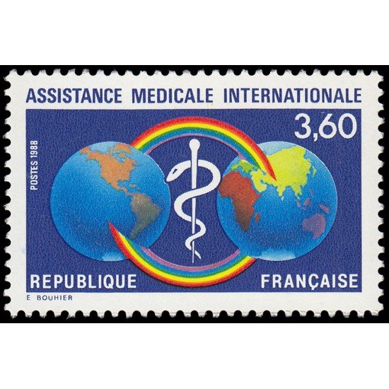 France Francia 2535 1988 Asistencia Médica MNH