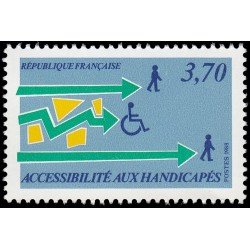 France Francia 2536 1988 Accesibilidad disminuidos MNH France Francia 2536 1988 Accesibilidad disminuidos MNH