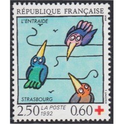 France Francia 2783 1992 Cruz Roja MNH France Francia 2783 1992 Cruz Roja MNH