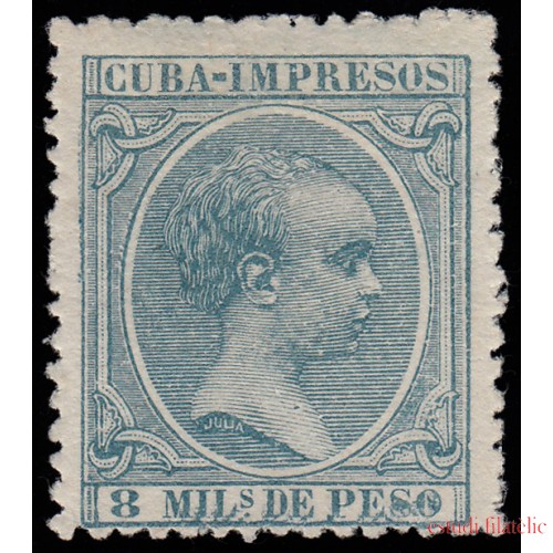 Cuba 145 1896-1897 Alfonso XIII  MH