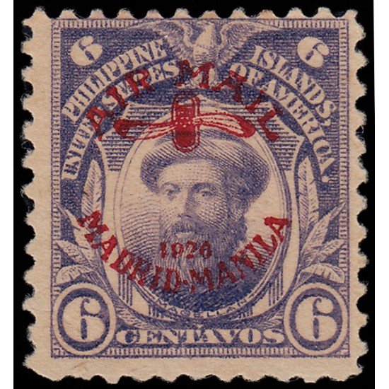 Filipinas Philippines Ad.Americana A-3 1926 Air mail Madrid-Manila Filipinas Philippines Ad.Americana A-3 1926 Air mail Madrid-Manila