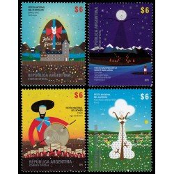 Argentina 3076/79 2015 Fiestas Nacionales MNH Argentina 3076/79 2015 Fiestas Nacionales MNH