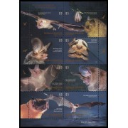 Argentina 2970/77 2012 Fauna Año Internacional de los murciélagos MNH