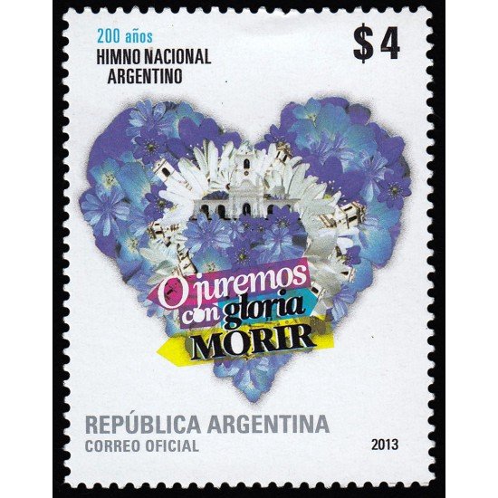 Argentina 3002 2013 Bicentenario del Himno Nacional Argentino MNH Argentina 3002 2013 Bicentenario del Himno Nacional Argentino MNH